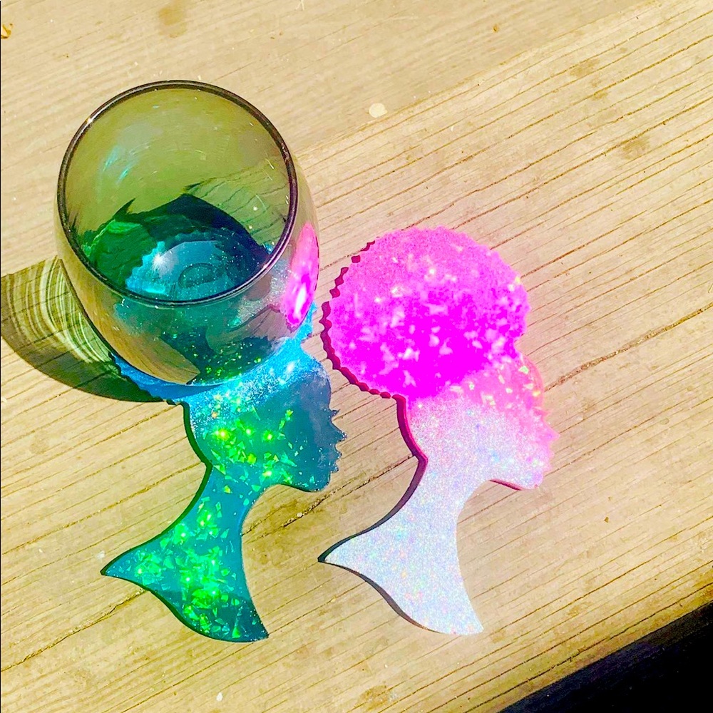 Black girl magic coasters
